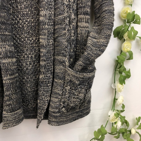 Forever 21 | Gray cable knit open front cardigan - Picture 5 of 7